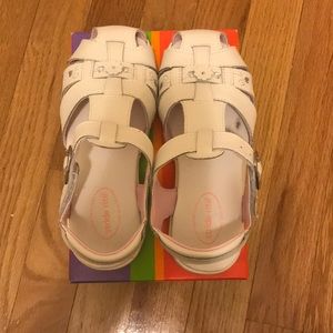 Stride Rite Girls Summer White Sandals *XW Width*